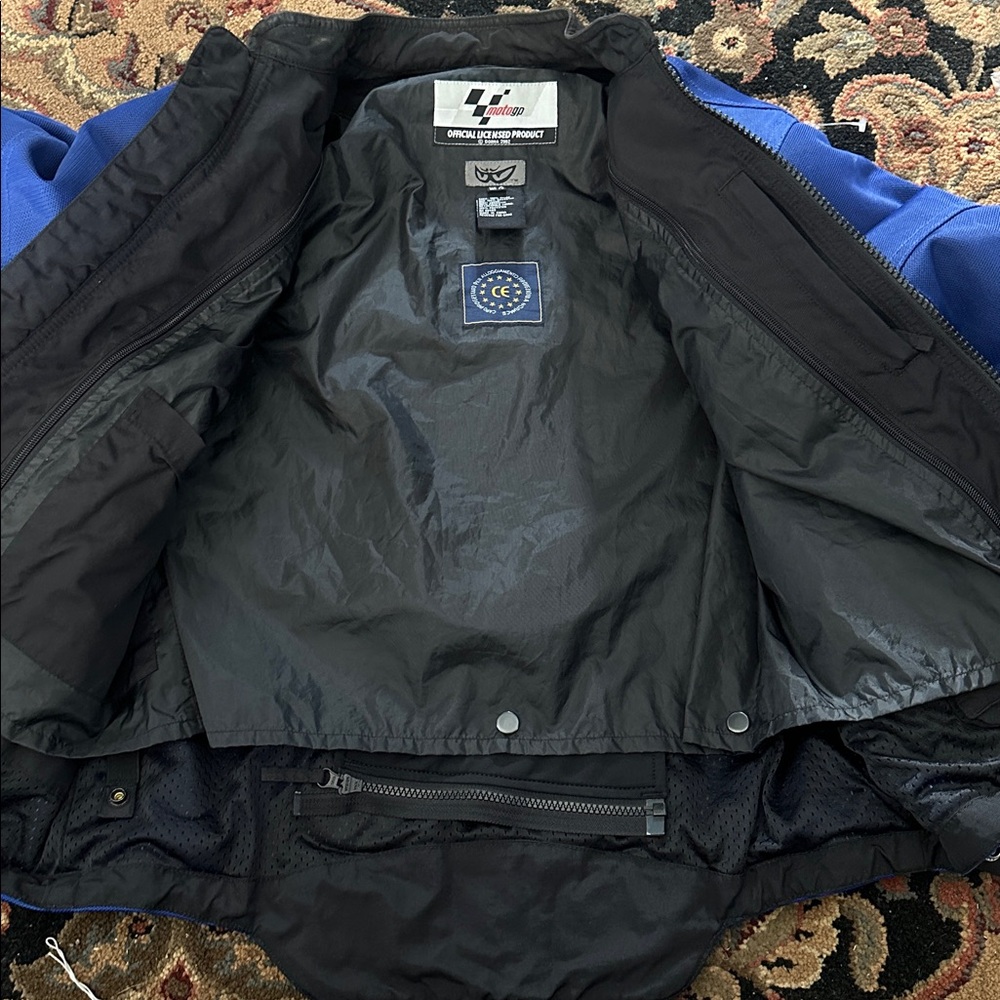 Blue Motorcycle Jacket - Picture 5 of 10